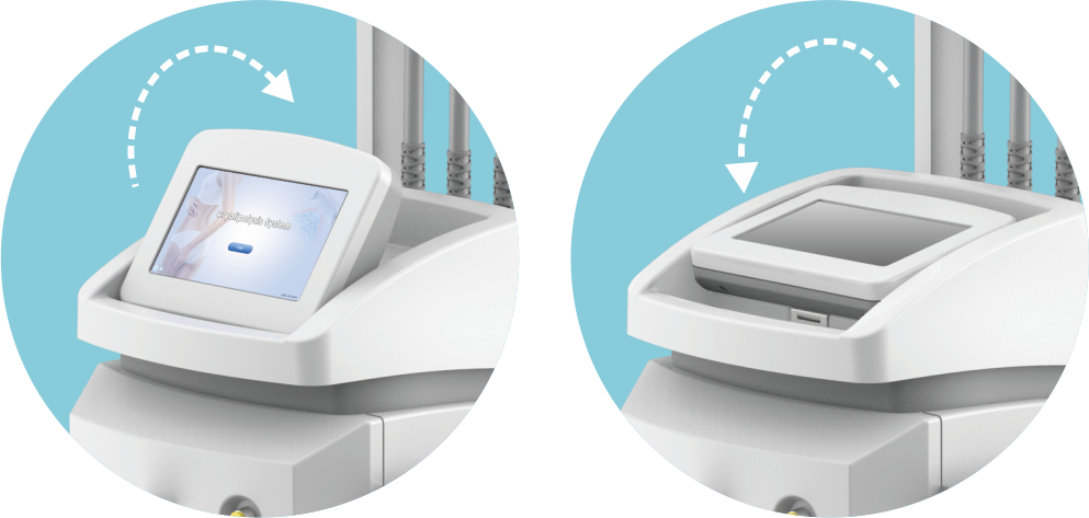 HS-580 SCREEN HS-580-BILDSCHIRM