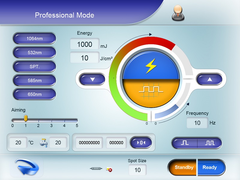 EO qs Laserbildschirm 2