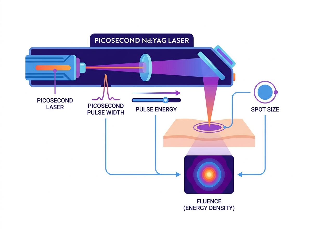 Parameter des Pikosekundenlasersystems