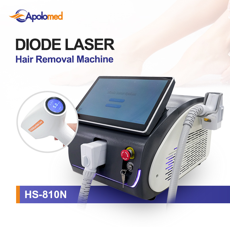 Tragbare Diodenlaser-Haarentfernung, TÜV-medizinisch, CE- und USA-FDA-Zulassung 